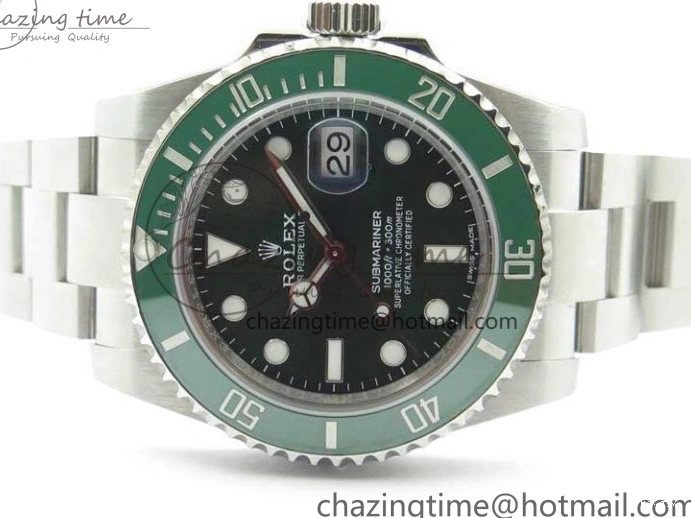 MiroTime 0523 Submariner 116610 LV Green Ceramic ZRF 1:1 Best Edition on SS Bracelet VR3135 (CF Bezel) EasyMatch 2761
